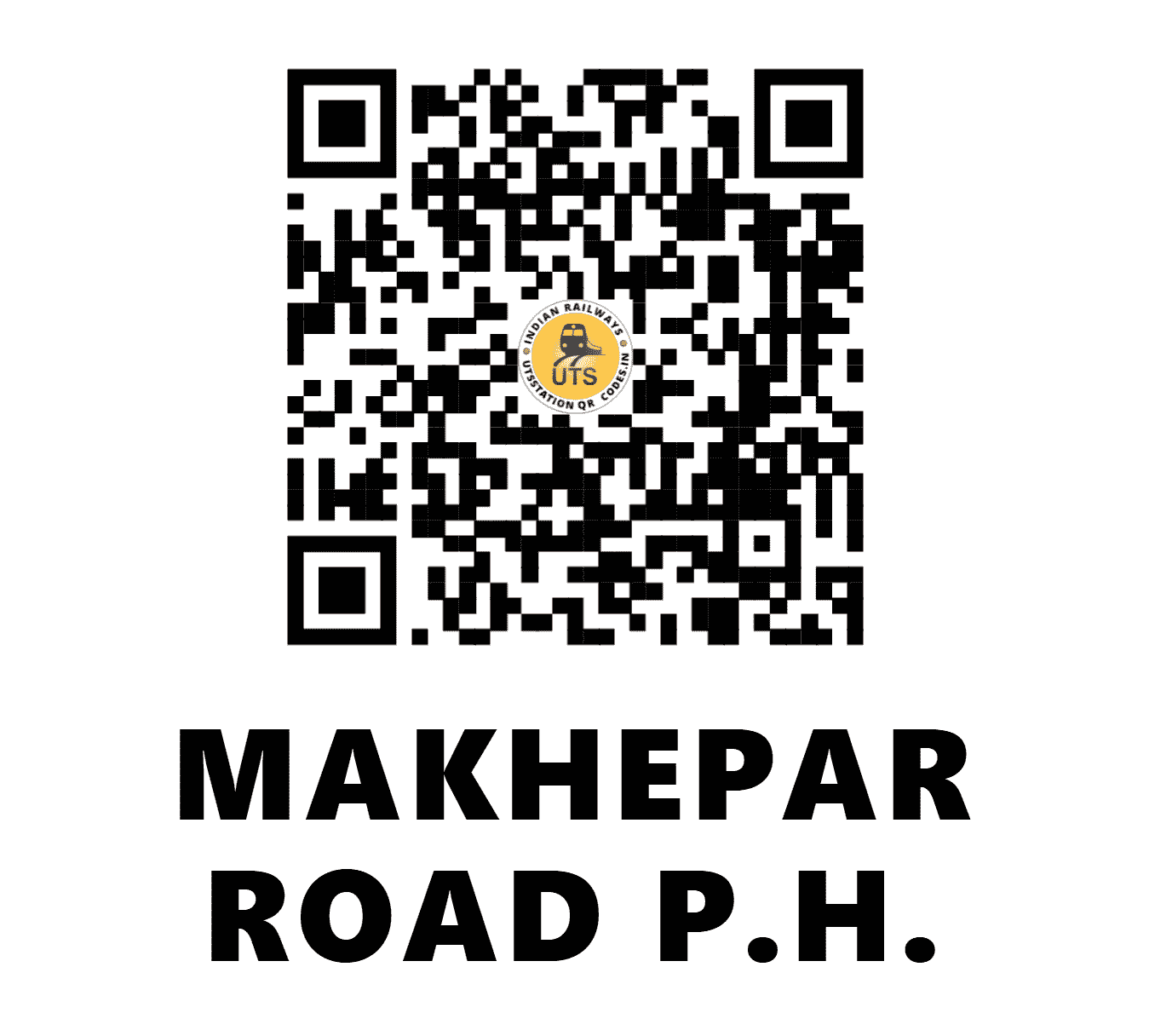 UTS QR Code for MAKHEPAR ROAD P.H. - MKZ (SB - MADHYA PRADESH)